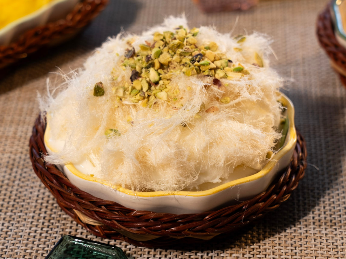 Mastic booza — traditional Lebanese ice cream